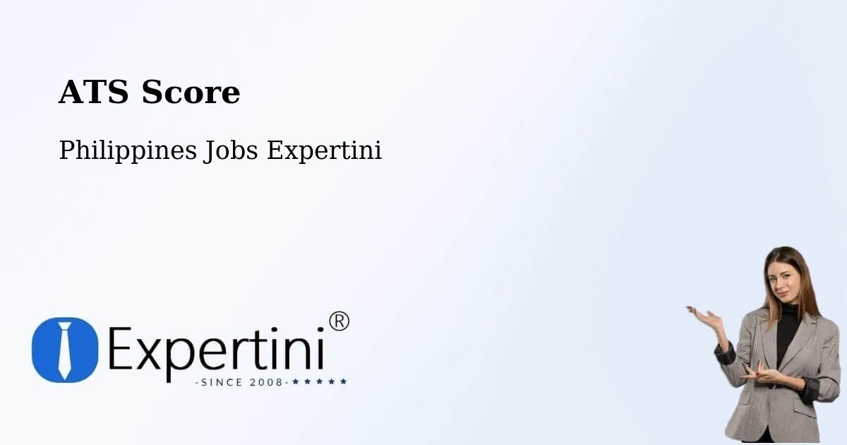 Resume ATS Score & Job Description Match Tool – Bonga - Philippines Jobs Expertini