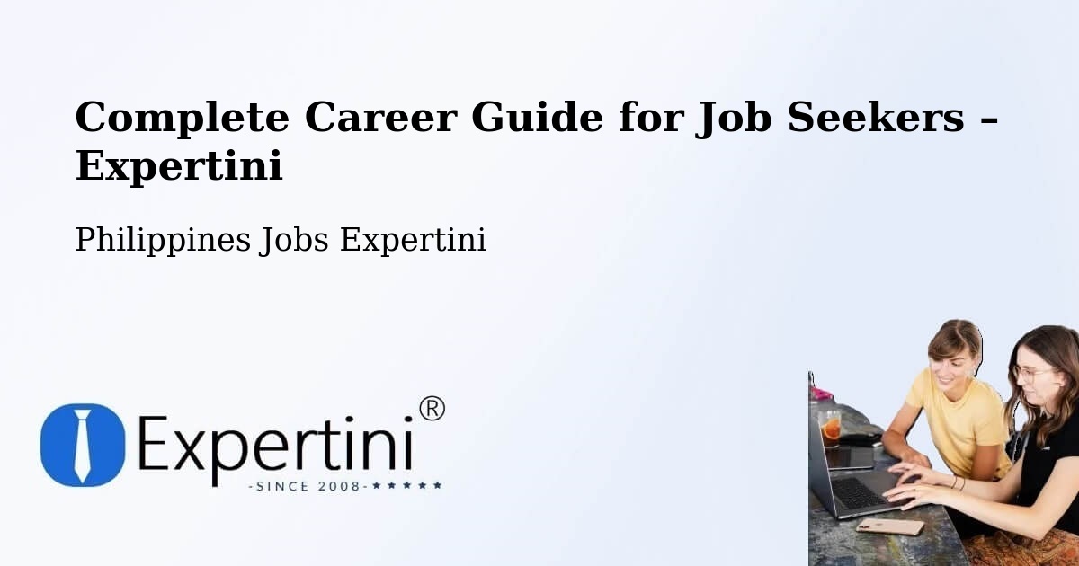 Career Guide for Job Seekers – Bonga - Bonga, Philippines Jobs Expertini