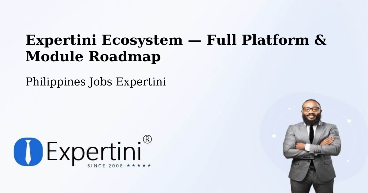 Expertini Ecosystem — Full Platform & Module Roadmap – Bonga