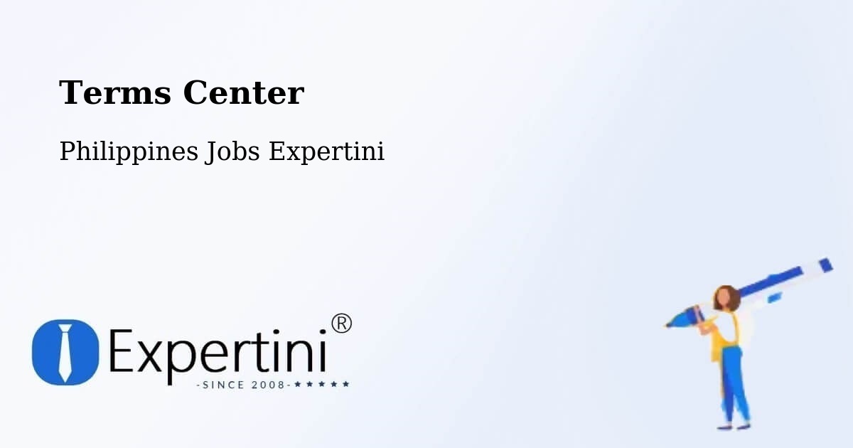 Terms of Service – Bonga - Philippines Jobs Expertini